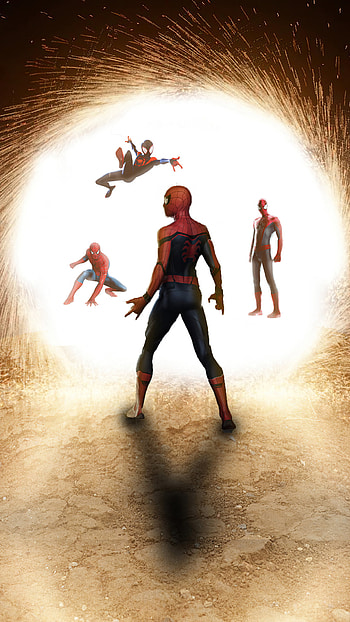 Spider-Verse, MCU comic art, Samsung Galaxy HD phone wallpaper