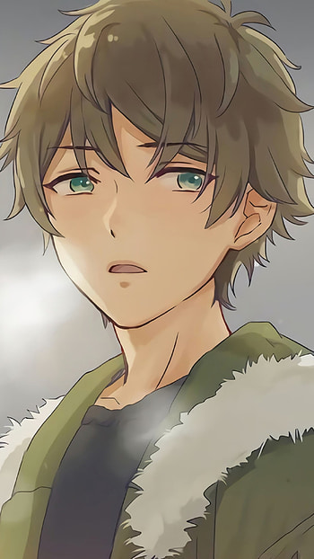 Boy04, sky, sad, anime_boy, brown, boy, anime HD phone wallpaper