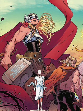 Female Mighty Thor, Mark Johnstone, Anime Character, Thor HD phone wallpaper