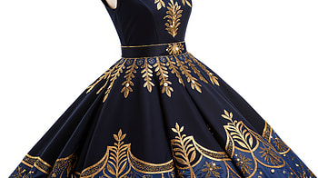 Elegant Black Dress - Stunning Ultra, black dress, dress, fashion, Embroidery, formal wear HD wallpaper