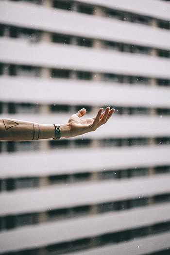 Hand, Miscellanea, Miscellaneous, Minimalism, Tattoo, Stretched, Outstretched HD phone wallpaper