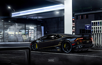 Lamborghini Black , lamborghini, cars, artstation HD wallpaper
