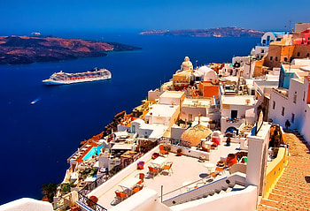 Santorini , Landscape beauty, Greek island marvel HD wallpaper