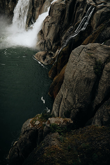 Nature, Water, Rocks, Waterfall, Break, Precipice, Flow, Stream HD phone wallpaper