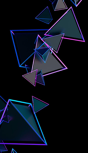 triangle , Triangle ideas, Creative patterns, Digital art HD phone wallpaper
