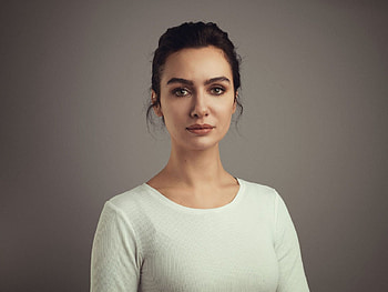 Birce Akalay, Black and white love, Turkish actors, actresses HD wallpaper