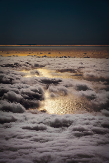 Nature, Sea, Clouds, View From Above, Overview, Review, Height HD phone wallpaper