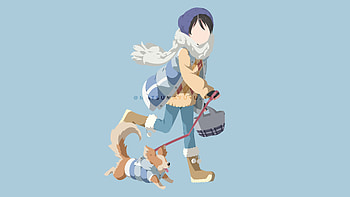 Ena Saitou from Yuru Camp, Anime HD wallpaper