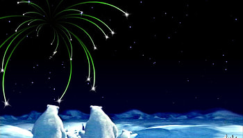 Coke Cola Bears, cold, fireworks, coke, ice HD wallpaper