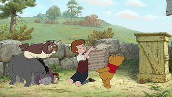 Christopher Robin, Winnie the Pooh , Abyss HD wallpaper