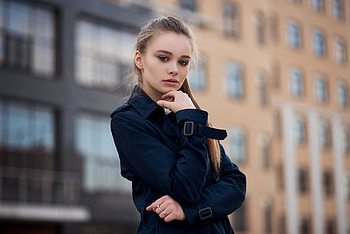 Beautiful, portrait, girl model HD wallpaper