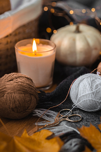 Miscellanea, Miscellaneous, Threads, Thread, Balls, Candle, Scissors, Tangles HD phone wallpaper