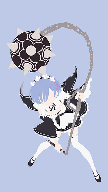 Rem: Moonlit Maid — Re:Zero , Rem (Re:ZERO), Anime, Re:Zero - Starting Life in Another World HD phone wallpaper