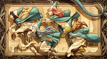 Witch Hat Atelier - Coco the witch, Arklaum, Richeh, Tetea, Coco (Witch Hat Atelier), Anime Girl, Fantasy HD wallpaper