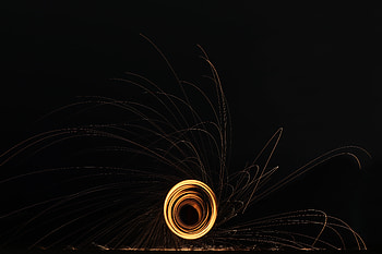 Dark, Sparks, zelight, Circle HD wallpaper