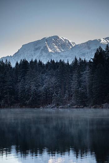 Landscape, Nature, Trees, Mountain, Lake HD phone wallpaper