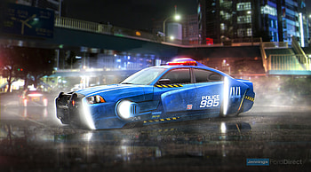 Blade Runner Spinner Dodge Charger Police Car, blade-runner-2049, movies, 2017-movies, cars, bikes, harley-davidson, artist, artwork, digital-art, police HD wallpaper