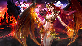 Dragon girl, dragon, wings, girl, fantasy HD wallpaper
