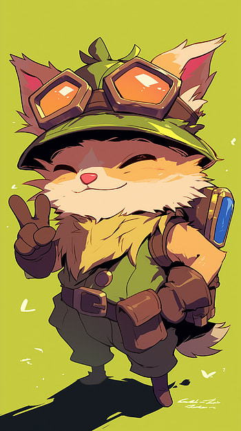 Teemo's Cheerful for League of Legends Fans, video game, League Of Legends HD phone wallpaper