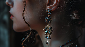 Elegant Earrings - Chic Jewelry Background, earrings HD wallpaper