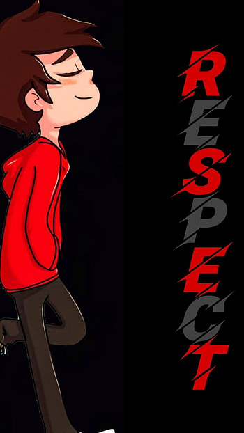 Respect boy, red, art HD phone wallpaper