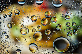 Abstract, Water, Drops, Spray, Blur, Smooth HD wallpaper