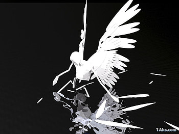 Fallen Angel, doll, reflection, male HD wallpaper