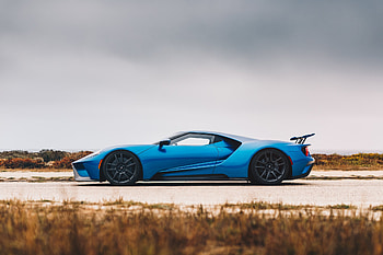 Azure Precision — Ford GT, vehicle, Ford GT HD wallpaper