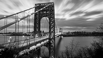 Bridge Black and White, bridge, black-and-white, monochrome, graphy HD wallpaper