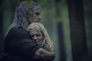 Henry Cavill & Freya Allan, The Witcher Season 2, Teasing Union & Demons, Behind-the-scenes HD wallpaper