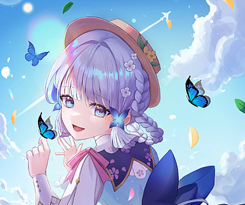Kamisato Ayaka, Kamisato Ayaka (Genshin Impact), video game, Genshin Impact HD wallpaper