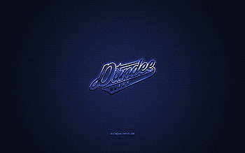 Dundee Stars, Scottish hockey club, EIHL, blue logo, blue carbon fiber background, Elite Ice Hockey League, hockey, Dundee, Scotland, Dundee Stars logo HD wallpaper