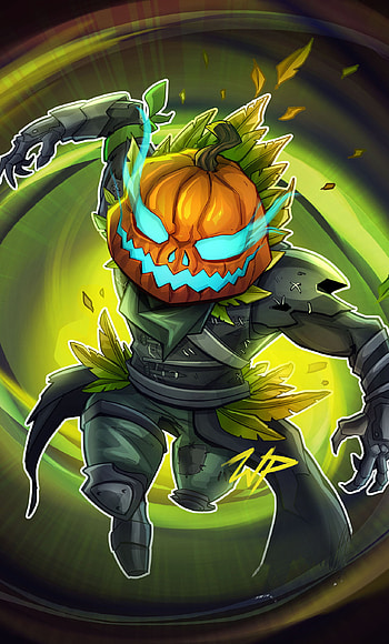 Hollowhead Fortnite, Spooky theme, Halloween vibes, Creepy character HD phone wallpaper