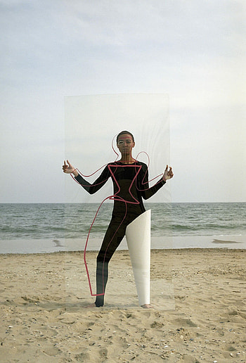 Jacquemus, Masha Reva collaboration, Jacquemus by the sea, Fashion graphy HD phone wallpaper
