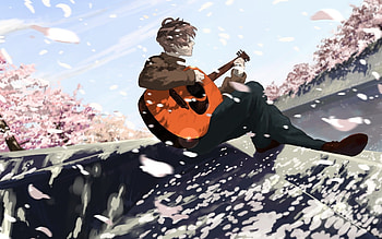Anime, Men HD wallpaper