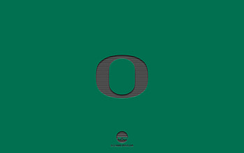 Oregon Ducks, green background, American football team, Oregon Ducks emblem, NCAA, Oregon, USA, American football, Oregon Ducks logo HD wallpaper