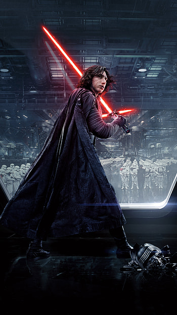 Adam Driver, Kylo Ren HD phone wallpaper