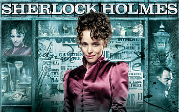 Rachel McAdams, Irene Adler, Sherlock Holmes HD wallpaper