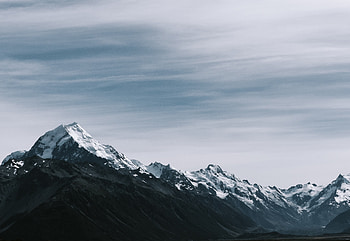 Snowy Rocky Mountains, mountains, nature, snow, rocks HD wallpaper