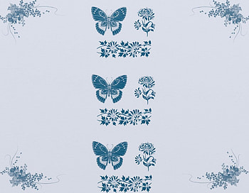 lt blue butterflies and flowers, background, light blue, butterfly, , flowers, lt blue HD wallpaper