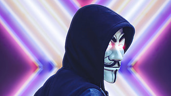 Anonymus Face Mask Looking Back , anonymus, mask, artist, artwork, digital-art HD wallpaper