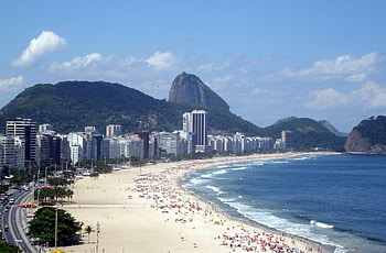 Copacabana Beach HD wallpaper