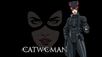 Catwoman's New Outfit 2, selina kyle, , bruce wayne, cartoon, nexus, gotham city, fan art, , background, anime, movie, batman, catwoman HD wallpaper