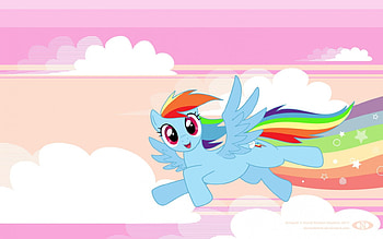 Rainbow Dash - MLP, Fluttershy, Rainbow Dash, Friendship is Magic, My Little Pony HD wallpaper