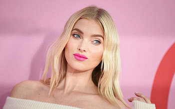 Elsa Hosk, Swedish model, Portrait hoot, White dress HD wallpaper