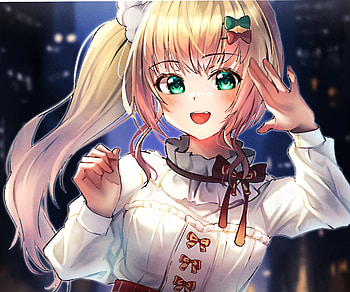 Momosuzu Nene, hololive, Momosuzu Nene, Anime, Virtual Youtuber HD wallpaper