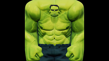 Snug Hulk, hulk, superheroes, dark, black, oled, artist, artwork, digital-art, artstation HD wallpaper