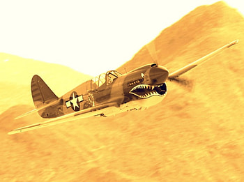 P-40 Warhawk, warhawk, p 40, p-40 HD wallpaper