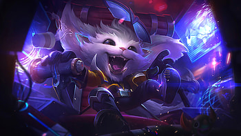 League of legends, Gnar, happy warrior HD wallpaper