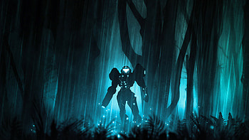 Metroid, games, artist, artwork, digital-art, behance HD wallpaper